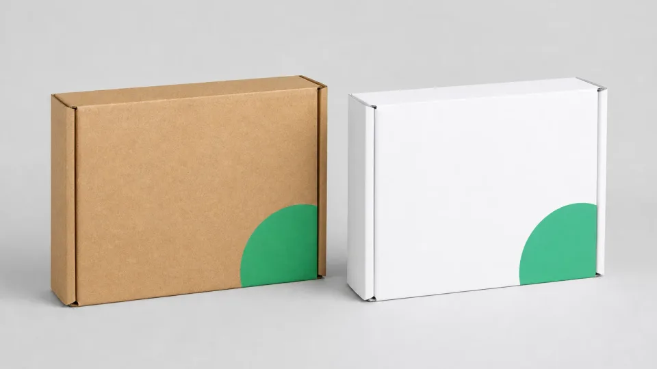 custom kraft mailer boxes — Kraft vs White Corrugated Mailers