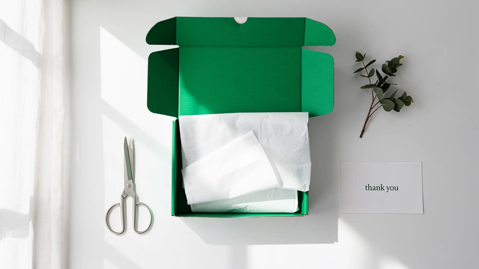 Branded e-commerce mailer boxes ready for unboxing