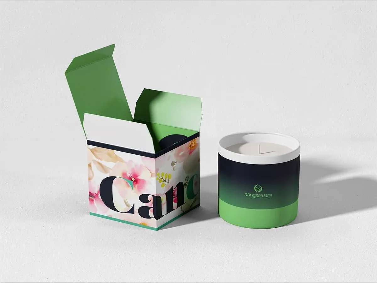 custom candle boxes — candle boxes printed with brand logo