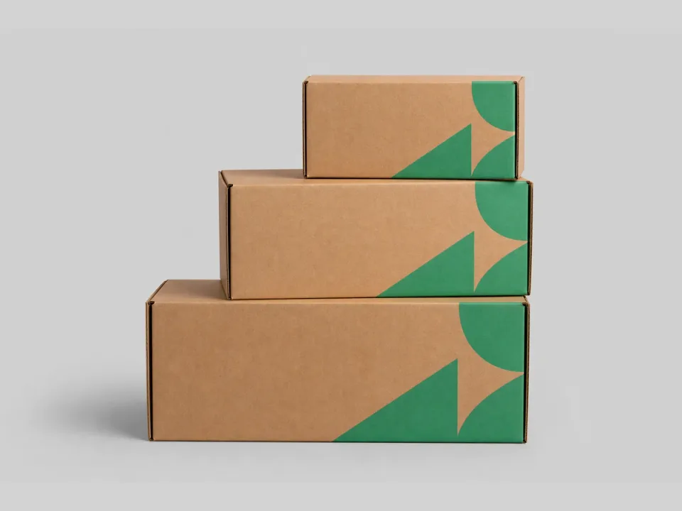 custom corrugated shipping boxes — corrugated shipping boxes printed with brand logo