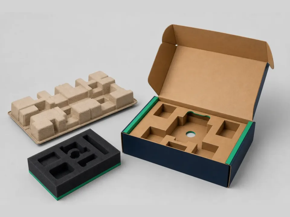 custom packaging inserts — custom inserts printed with brand logo