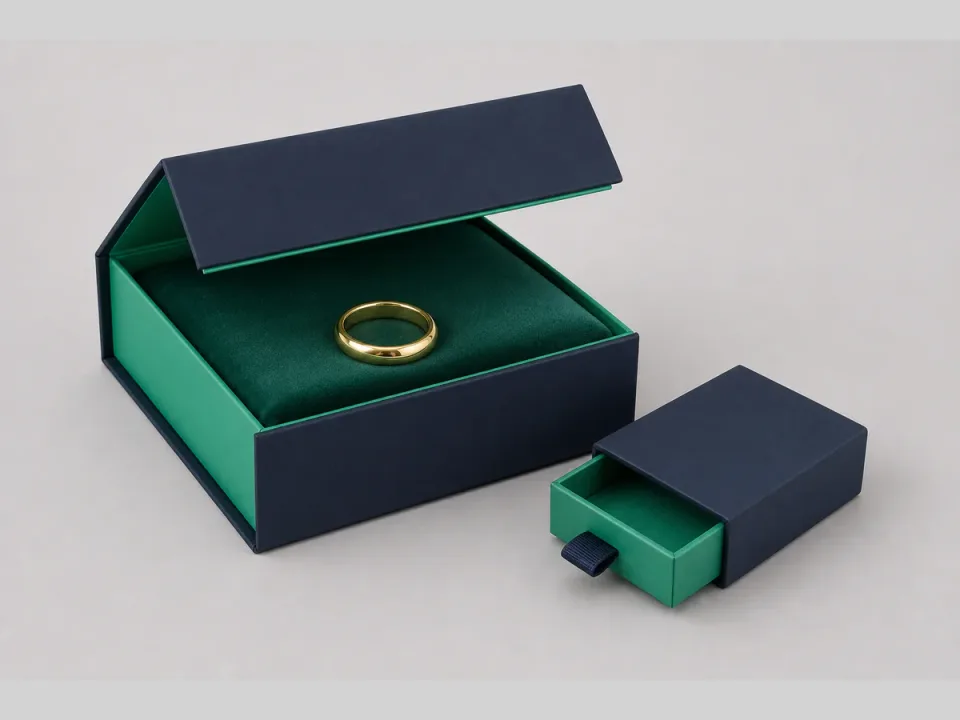 custom jewelry packaging — jewelry packaging printed with brand logo
