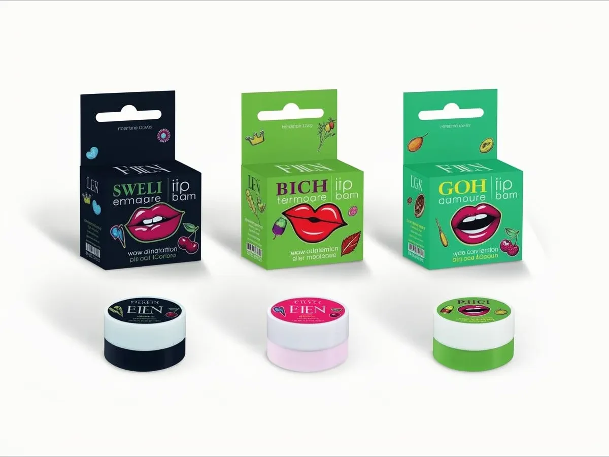 custom lip balm boxes — lip balm boxes printed with brand logo