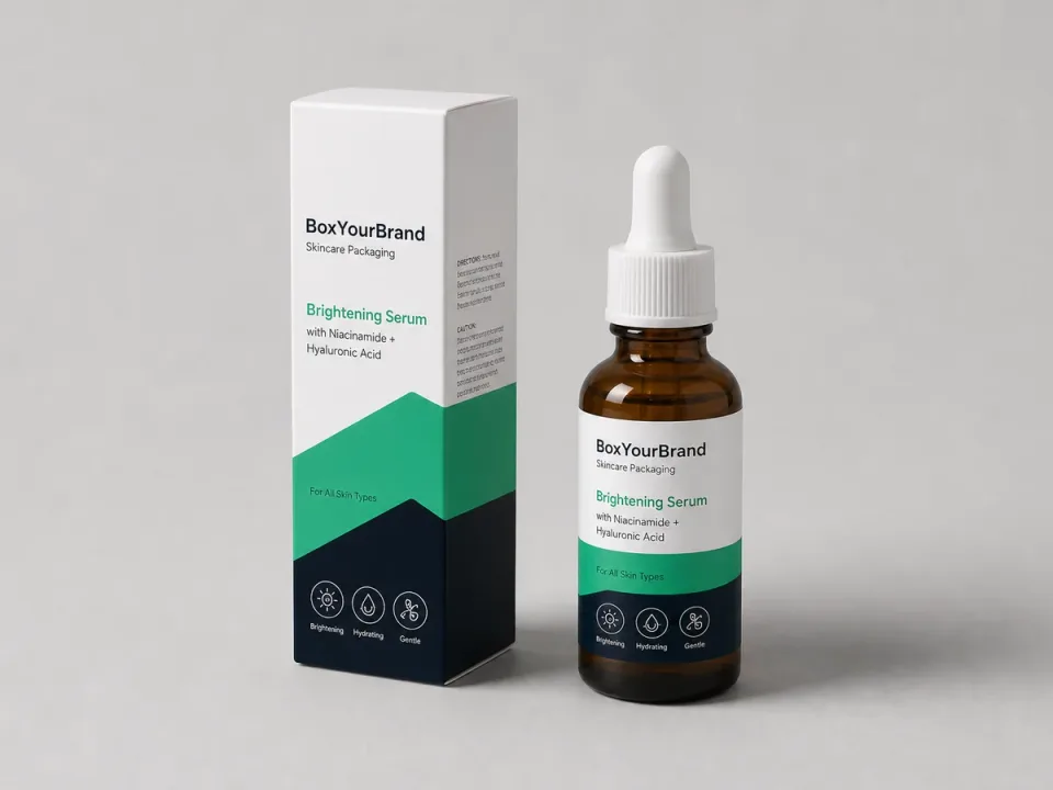 custom serum boxes — serum boxes printed with brand logo