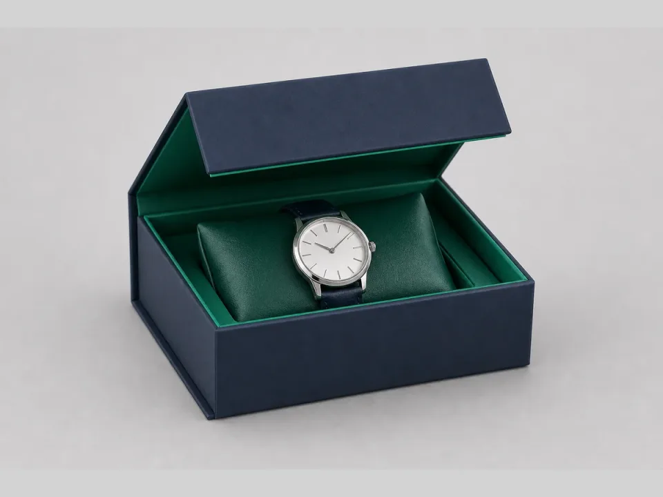 custom watch boxes — watch boxes printed with brand logo